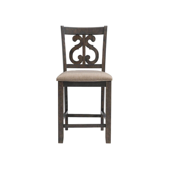 Stone Counter Swirl Back Side Chair Set of 2 - Faith Furniture (Manhattan, KS)
