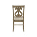 Stone Wooden Swirl Back Side Chair Set of 2 - Faith Furniture (Manhattan, KS)