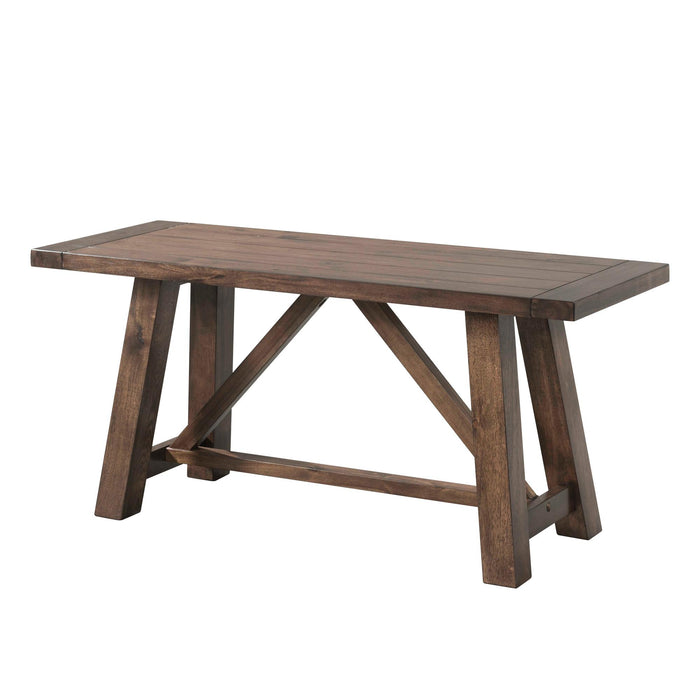 Renegade 6PC Dining Set-Table, 4 Side Chairs & Bench - Faith Furniture (Manhattan, KS)