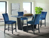 Elements International Beckley Counter Height Table in DarkC - Faith Furniture (Manhattan, KS)
