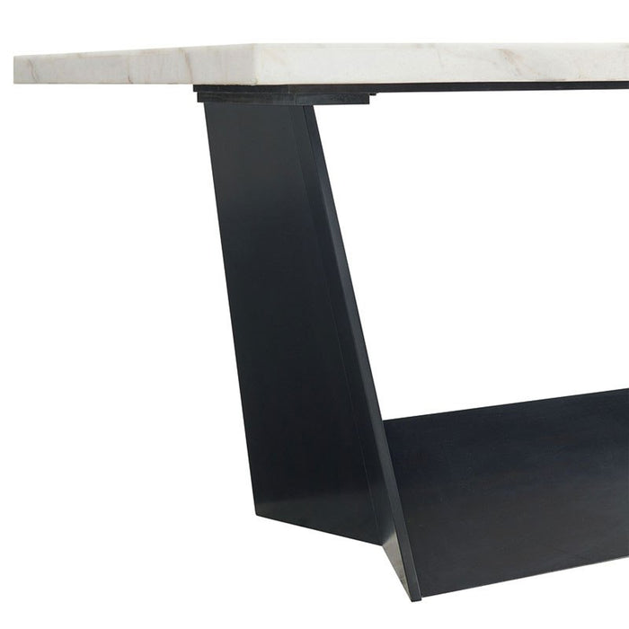 Elements International Beckley Counter Height Table in WhiteC - Faith Furniture (Manhattan, KS)