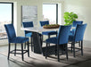 Elements International Beckley Counter Height Table in WhiteC - Faith Furniture (Manhattan, KS)