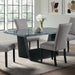 Elements International Beckley Dining Table in DarkC - Faith Furniture (Manhattan, KS)