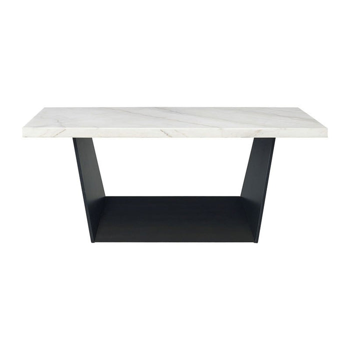 Elements International Beckley Dining Table in WhiteC - Faith Furniture (Manhattan, KS)