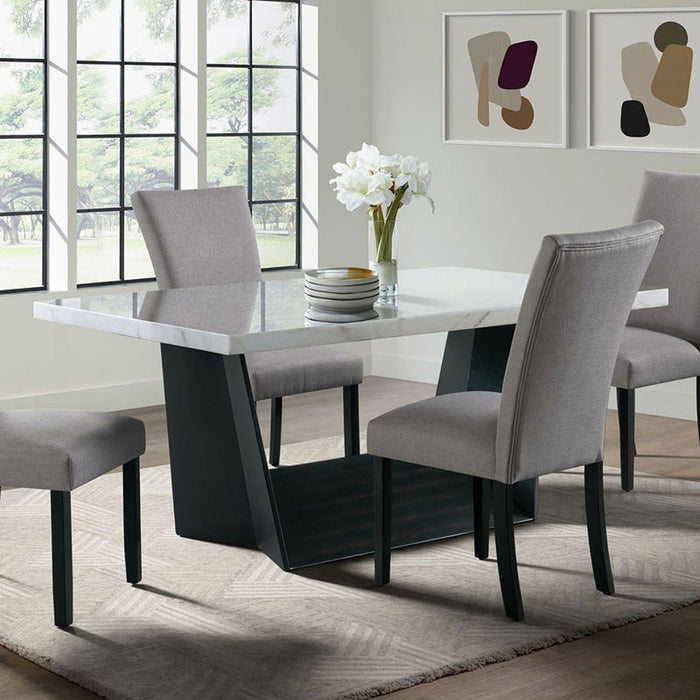 Elements International Beckley Dining Table in WhiteC - Faith Furniture (Manhattan, KS)