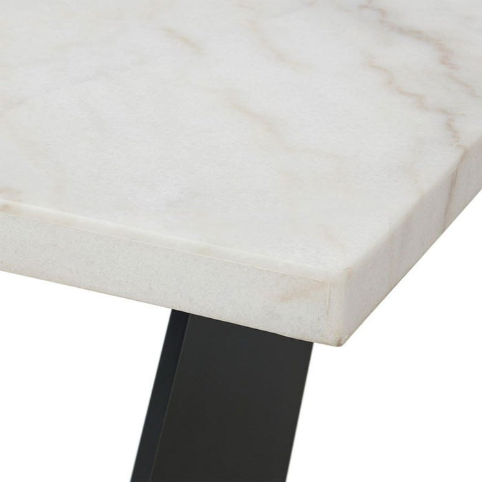 Elements International Beckley Dining Table in WhiteC - Faith Furniture (Manhattan, KS)
