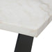 Elements International Beckley Dining Table in WhiteC - Faith Furniture (Manhattan, KS)