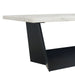 Elements International Beckley Dining Table in WhiteC - Faith Furniture (Manhattan, KS)
