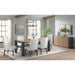 Elements International Breckenridge Dining Table in Black/Oak - Faith Furniture (Manhattan, KS)