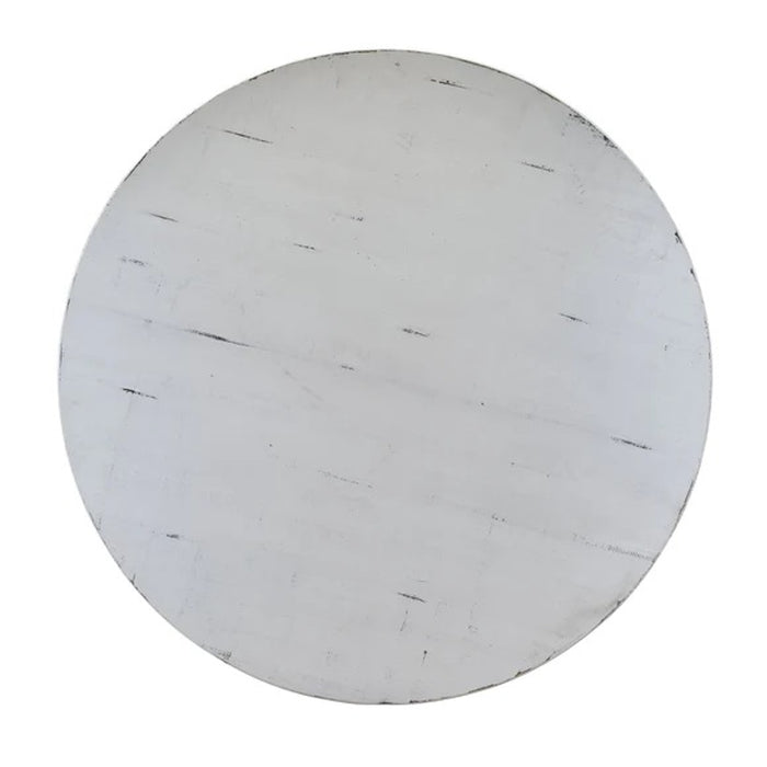 Elements International Britton Mary Dining Table in White - Faith Furniture (Manhattan, KS)