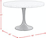 Elements International Celeste Round Dining with Black Base - Faith Furniture (Manhattan, KS)