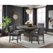 Elements International Collins Dining Table in Weathered Gray - Faith Furniture (Manhattan, KS)