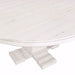 Elements International Condesa Round Dining Table in White - Faith Furniture (Manhattan, KS)