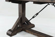 Elements International Finn Rectangular Dining Table in WalnutC - Faith Furniture (Manhattan, KS)