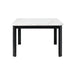Elements International Francesca Counter Height Dining Table in White and Black - Faith Furniture (Manhattan, KS)
