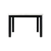 Elements International Francesca Counter Height Dining Table in White and Black - Faith Furniture (Manhattan, KS)