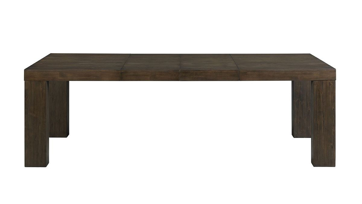 Elements International Grady Rectangular Dining Table in BrownC - Faith Furniture (Manhattan, KS)