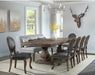Elements International Gramercy Rectangular Dining Table in Brown DGC500DTC - Faith Furniture (Manhattan, KS)