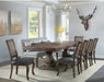 Elements International Gramercy Rectangular Dining Table in Brown DGC500DTC - Faith Furniture (Manhattan, KS)