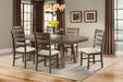 Elements International Jax Rectangular Dining Table in Smokey WalnutC - Faith Furniture (Manhattan, KS)