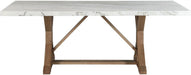 Elements International Lakeview Rectangular Dining Table in Natural CDLW100DTC - Faith Furniture (Manhattan, KS)