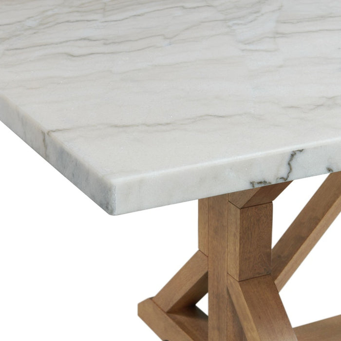 Elements International Lakeview Rectangular Dining Table in Natural CDLW100DTC - Faith Furniture (Manhattan, KS)