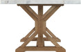 Elements International Lakeview Rectangular Dining Table in Natural CDLW100DTC - Faith Furniture (Manhattan, KS)