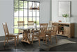 Elements International Lakeview Rectangular Dining Table in Natural CDLW100DTC - Faith Furniture (Manhattan, KS)