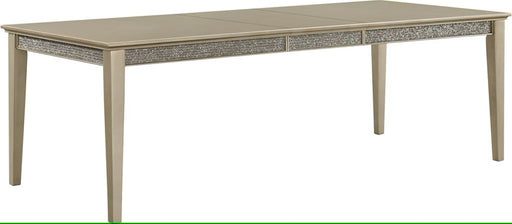 Elements International Maxwell Dining Table in Champange image