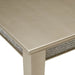 Elements International Maxwell Dining Table in Champange - Faith Furniture (Manhattan, KS)