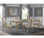 Elements International Maxwell Dining Table in Champange - Faith Furniture (Manhattan, KS)