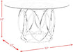 Elements International Merlin Round Dining Table - Faith Furniture (Manhattan, KS)