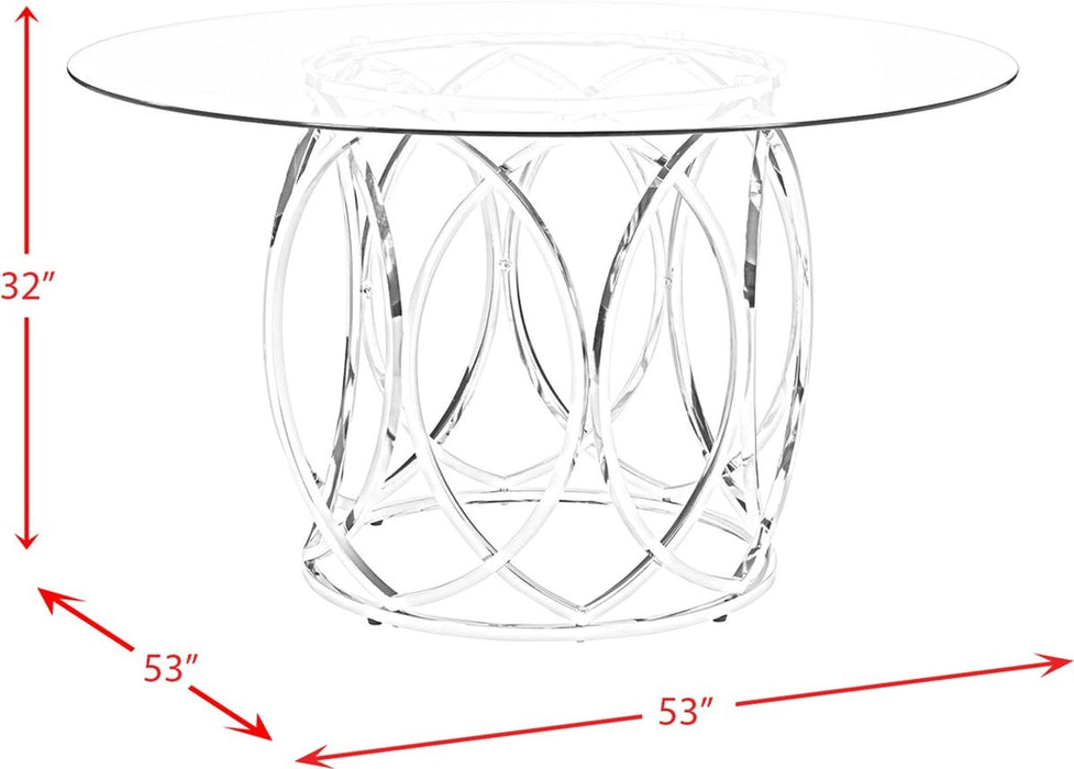 Elements International Merlin Round Dining Table - Faith Furniture (Manhattan, KS)
