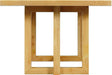 Elements International Morris Dining Table with Wood Top in Natural - Faith Furniture (Manhattan, KS)