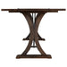 Elements International New Bedford Dining Table in Dark Brown - Faith Furniture (Manhattan, KS)