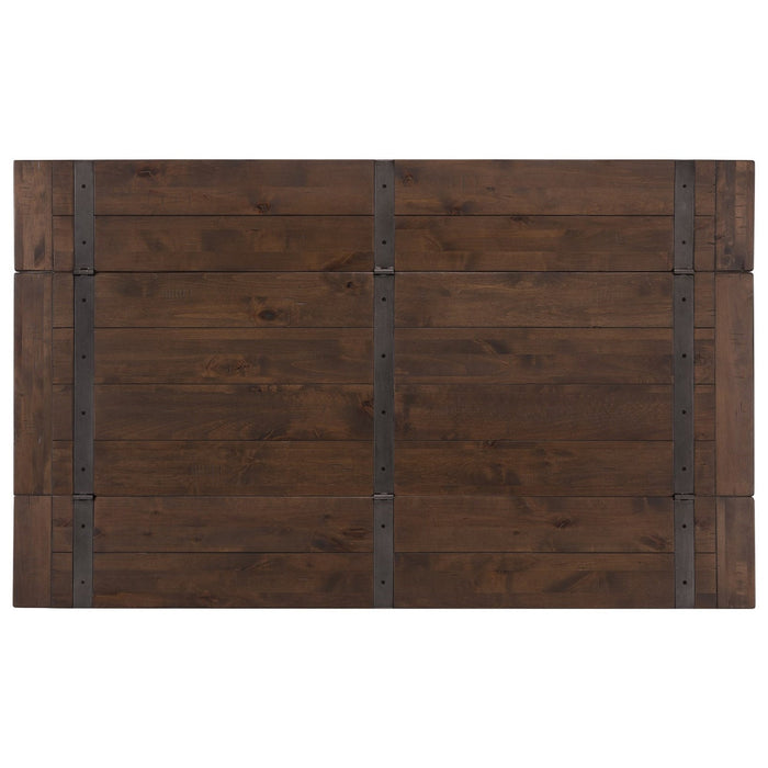 Elements International New Bedford Dining Table in Dark Brown - Faith Furniture (Manhattan, KS)