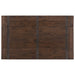 Elements International New Bedford Dining Table in Dark Brown - Faith Furniture (Manhattan, KS)
