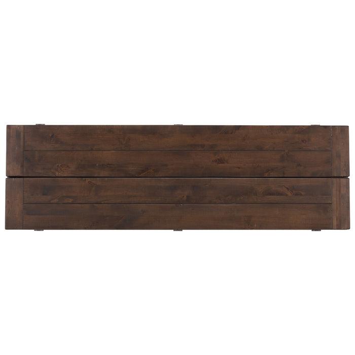 Elements International New Bedford Dining Table in Dark Brown - Faith Furniture (Manhattan, KS)