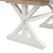 Elements International Park Creek Rectangular Dining Table in Two-Tone - Faith Furniture (Manhattan, KS)