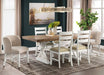 Elements International Park Creek Rectangular Dining Table in Two-Tone - Faith Furniture (Manhattan, KS)