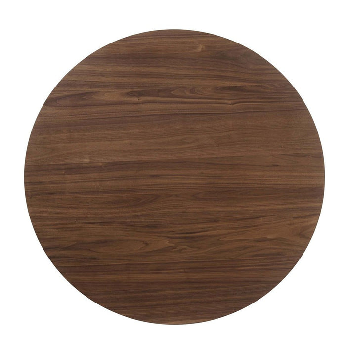 Elements International Robin Round Dining Table in Warm Chestnut - Faith Furniture (Manhattan, KS)