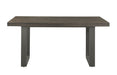 Elements International Sawyer Rectangular Dining Table in Smokey Dark Ash - Faith Furniture (Manhattan, KS)