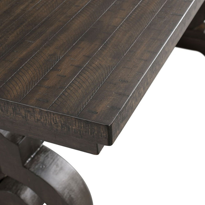 Elements International Stone Counter Height Dining Table in Dark AshC - Faith Furniture (Manhattan, KS)