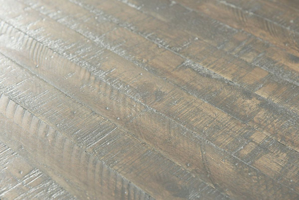 Elements International Stone Dining Table in Dark Ash - Faith Furniture (Manhattan, KS)