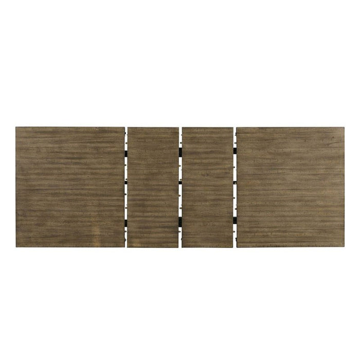 Elements International Stone Dining Table in Grey - Faith Furniture (Manhattan, KS)