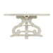 Elements International Stone Round Dining Table in White - Faith Furniture (Manhattan, KS)