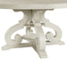 Elements International Stone Round Dining Table in White - Faith Furniture (Manhattan, KS)