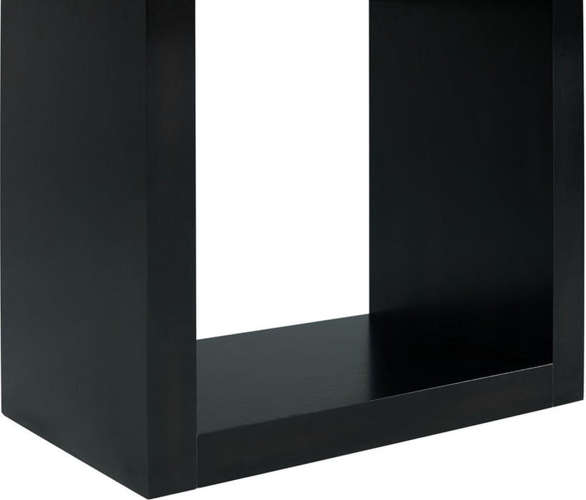 Elements International Valentino Counter Height Dining Table in Black/White CVL500CTC - Faith Furniture (Manhattan, KS)