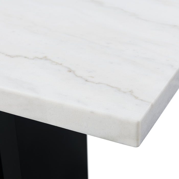 Elements International Valentino Counter Height Dining Table in Black/White CVL500CTC - Faith Furniture (Manhattan, KS)