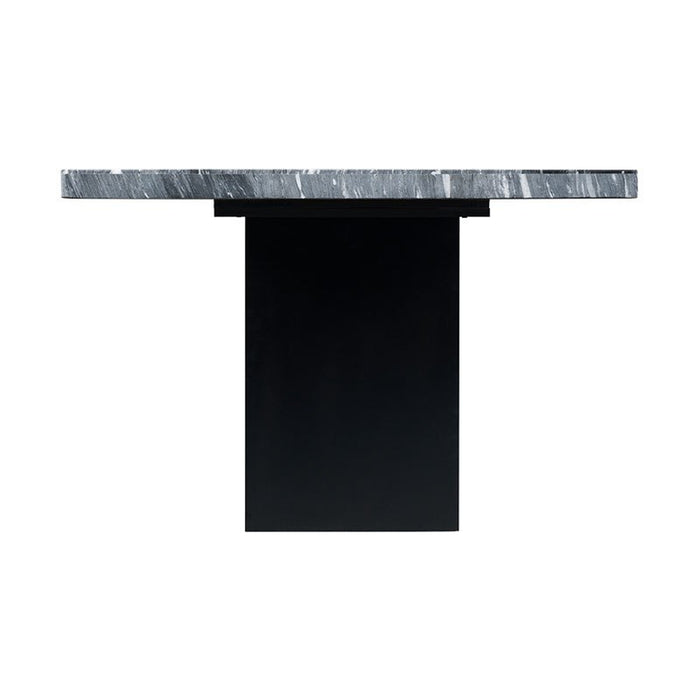 Elements International Valentino Dining Table in Grey/Black - Faith Furniture (Manhattan, KS)